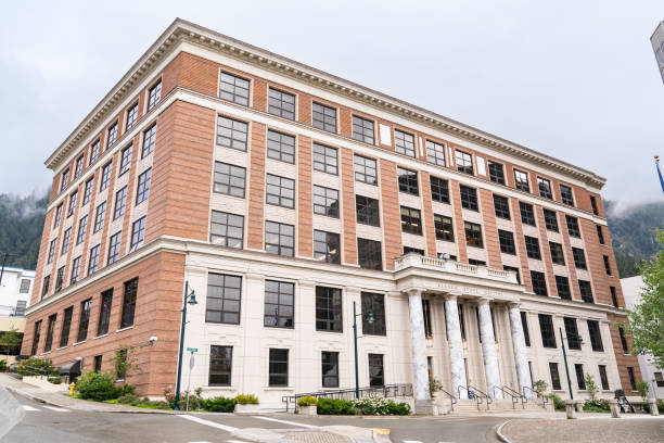 The Alaska State Capitol building.