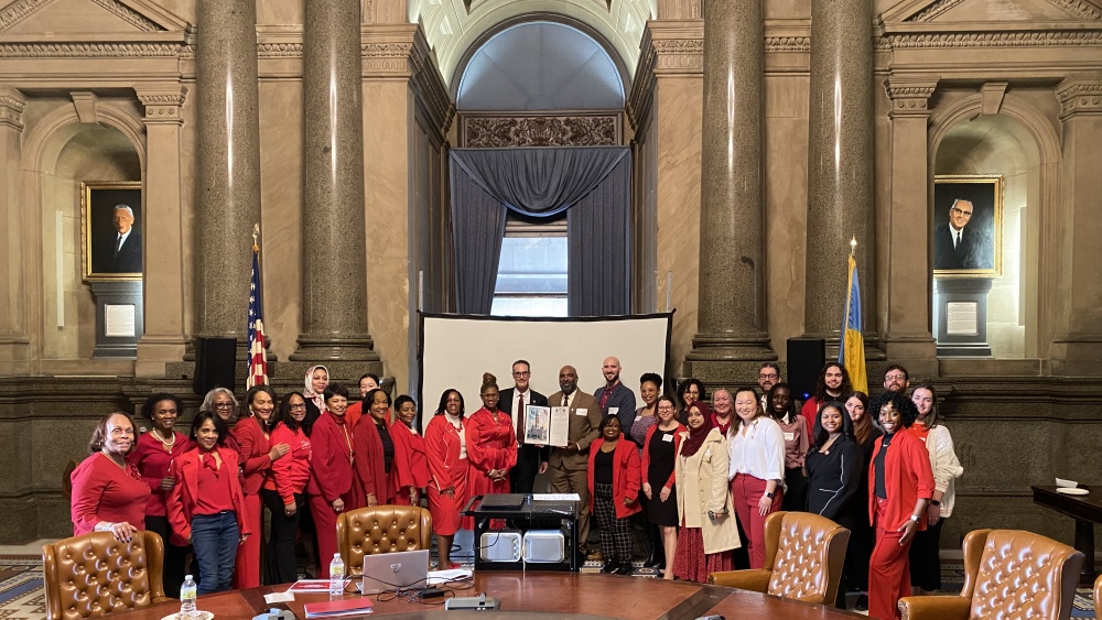Advocates at City Hall