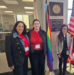 Rebecca and Charlotte Scott at Senator Warren's Office