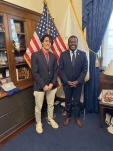 Nayan and Congressman Gabriel Amo of RI